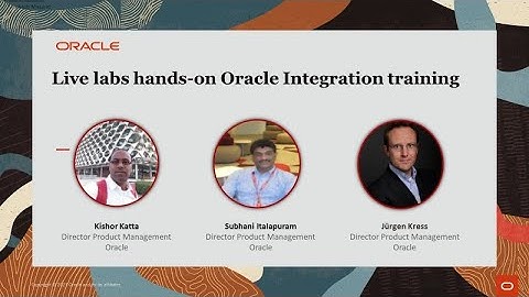 Live labs hands on Oracle Integration training Oracle SaaS Partner Community Webcast August 27th 202
