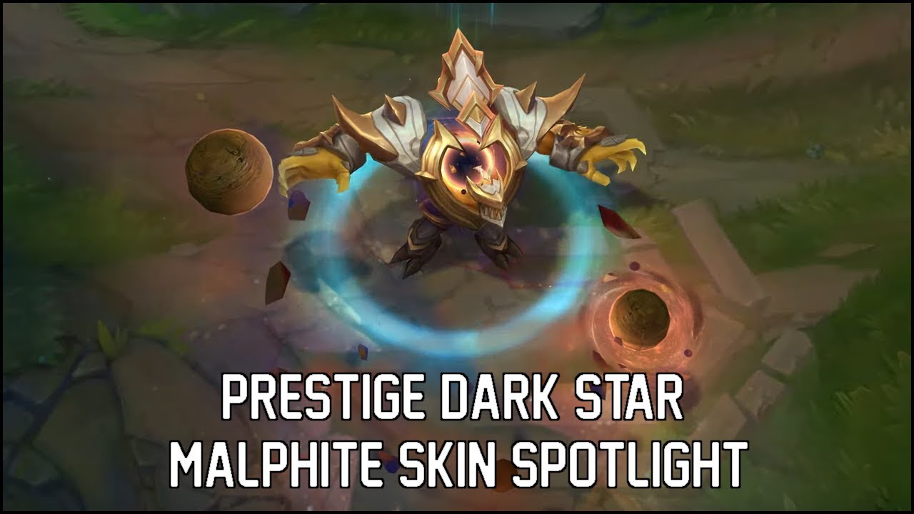 Prestige Dark Star Malphite Skin Spotlight League Of Legends Youtube