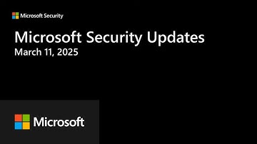 Security Update Release Summary March 2025