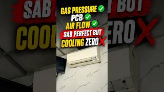 Gas Pressure ✔️ PCB ✔️ Air Flow ✔️ Cooling ❌ | AC Cooling Problem Solution #crazyjugaad #ac