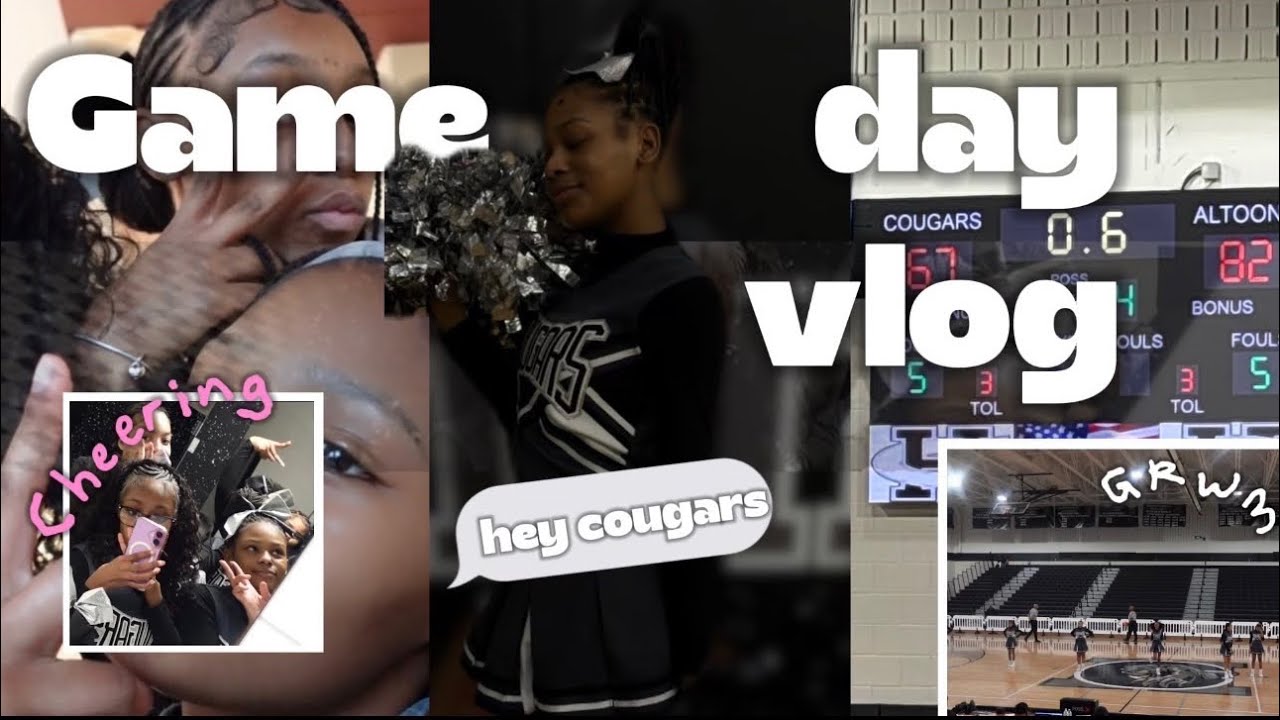 Spend a day with me | GRWM + cheer vlog