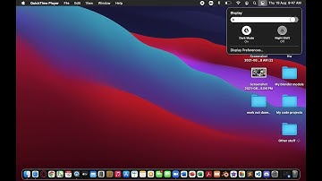 How to set dark/light mode in macOs big sur!