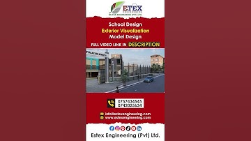 School Design Idea | Modern Interior & Exterior Design | Small Design