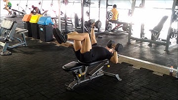 Deadbug Alternating Chest Press