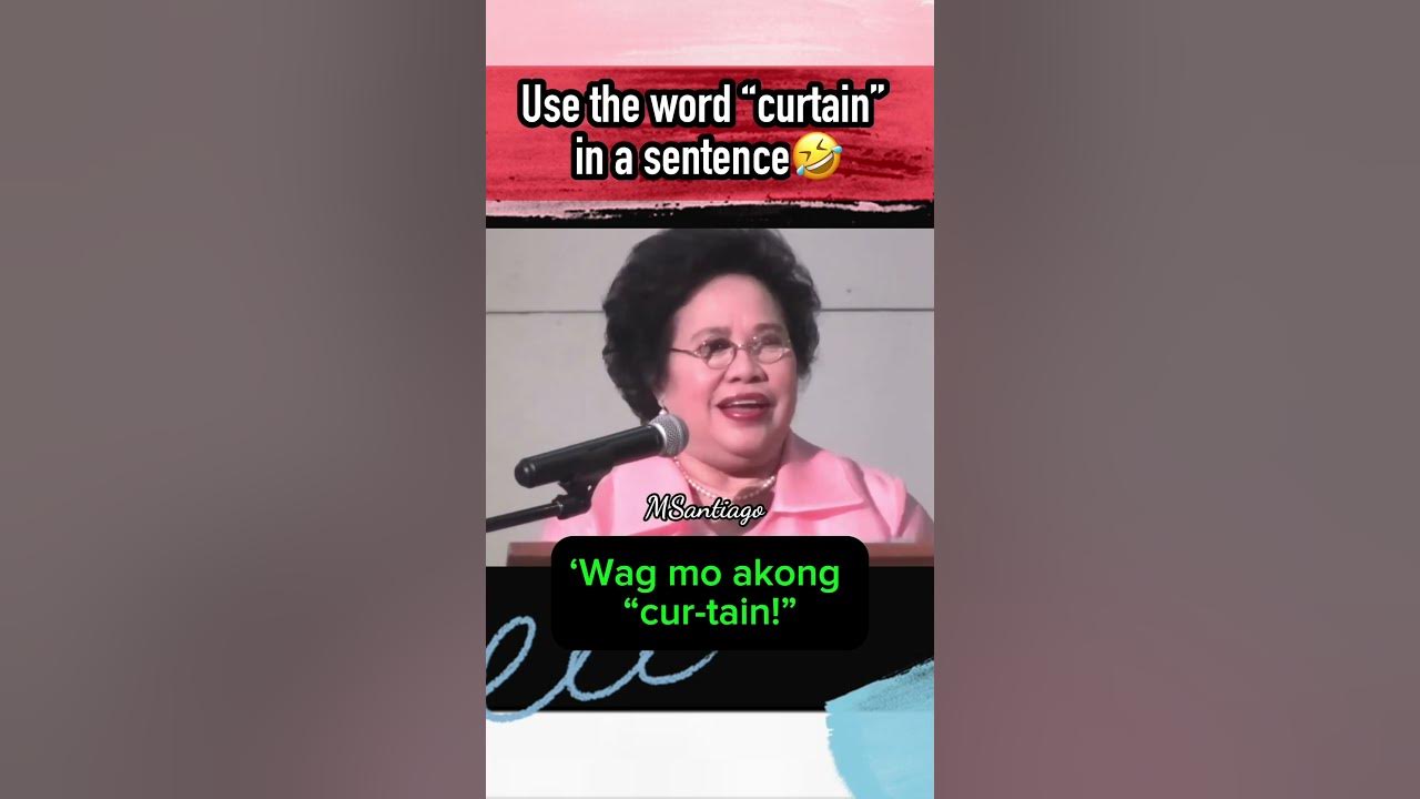 Use the word “curtain” in a sentence! 😂miriam funny jokes trending