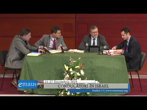 Studiul 13 - Conducători în Israel | 21-27 decembrie 2019