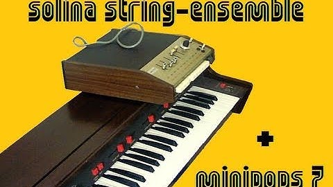 ARP SOLINA STRING-ENSEMBLE 1973 with MINIPOPS 7 | DEMO