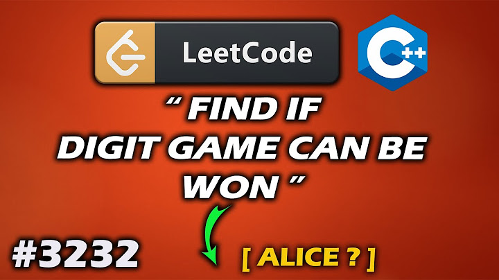 LeetCode 3232. Find if Digit Game Can Be Won | C++
