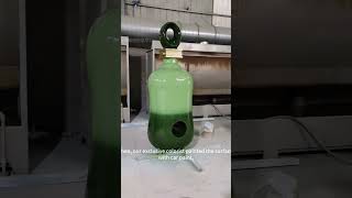 Giant fiberglass wine bottle sculpture #WineBottleSculpture #BrandInstallation #FRPCommercialDecor