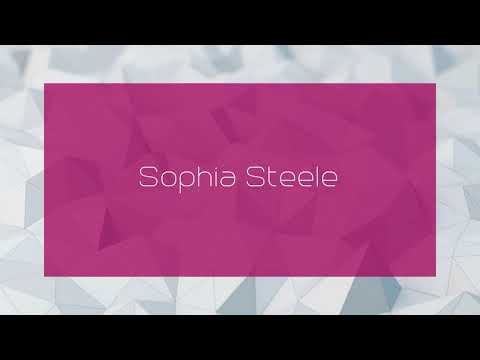 Sophia Steele Appearance Sophia Steele Appearance