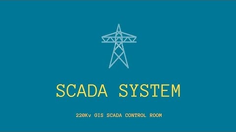 220Kv GIS  SCADA SYSTEM IN CONTROL ROOM