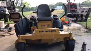 Changing Blades on a Hustler Raptor SD Zero Turn Mower