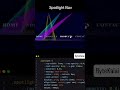 CSS Spotlight Navigation Effect in Action! #ByteKalai #coding #webdev #shorts #webdevelopment #css
