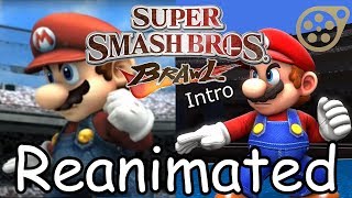 Super Smash Bros Brawl intro Reanimated