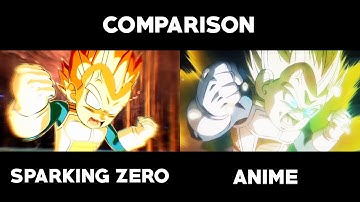 Game Vs Anime Side By Side Comparison - Dragon Ball Sparking! Zero Daima DLC