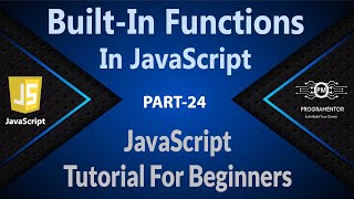 24 | Built-In Functions In JavaScript | JavaScript Functions | JavaScript Tutorials (Hindi/Urdu)