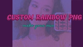 Make Your Own Rainbow Overlays Or Png On Ibispaintx App Iosandroid Custom Your Overlays Edit