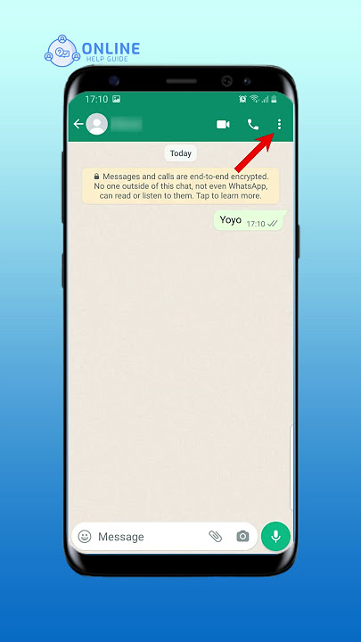 How to Disable Disappearing Messages on WhatsApp | WhatsApp Guide