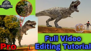 How To Make Jurassic World Video | Jurassic Park | Editing | Dinosaur Green Screen | Movie | screenshot 4