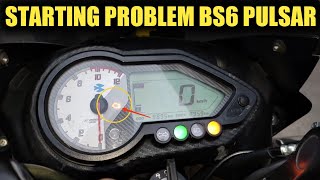 Bajaj Pulsar BS6 Starting Problem | Battery issue After 9895 Km only