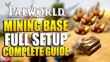 Palworld Mining Base COMPLETE Guide - How To Make Automated Mining Base in Palworld