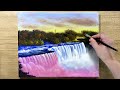 Niagara Falls / Acrylic Painting / Daily Challenge #133 / 아크릴화