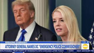 Bondi names DEA head as DC's 'emergency police commissioner'