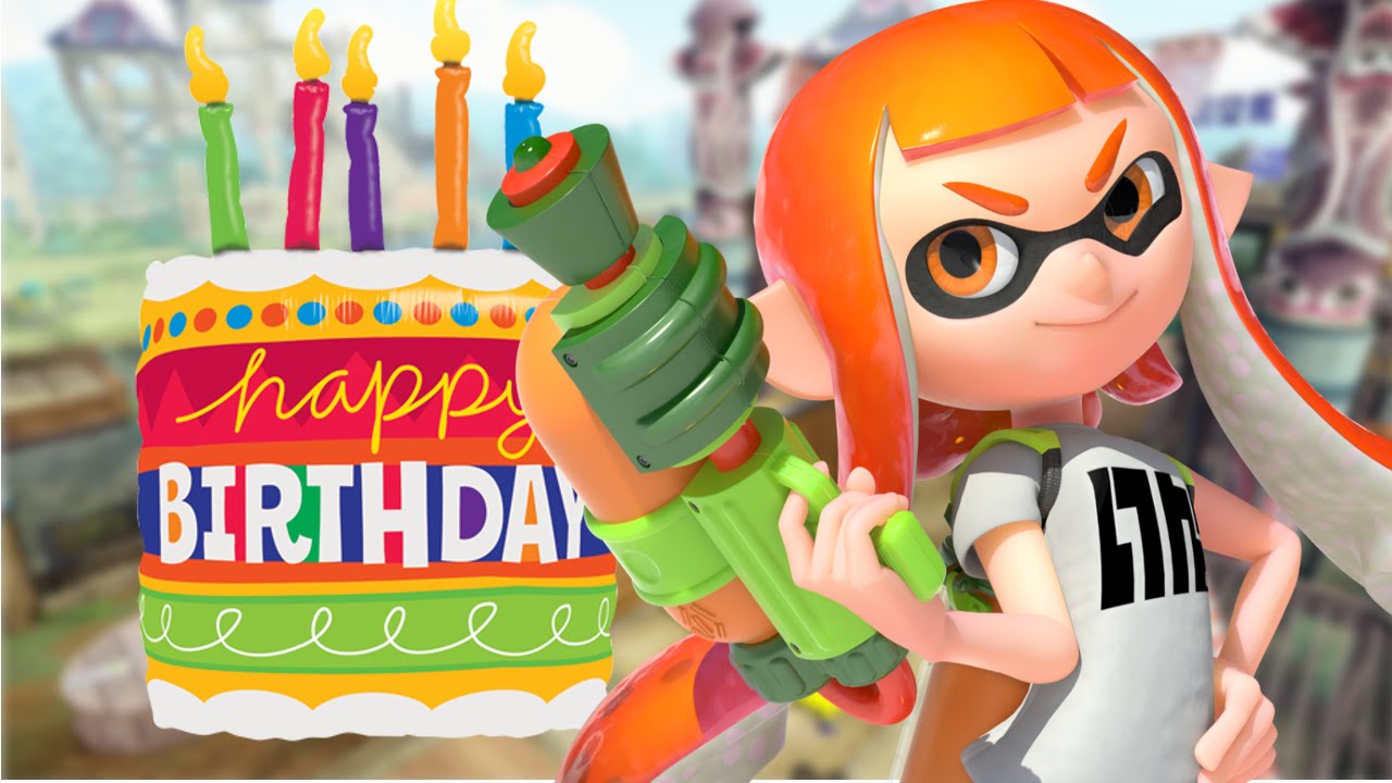 HAPPY BIRTHDAY SPLATOON! (Online Gameplay) - YouTube