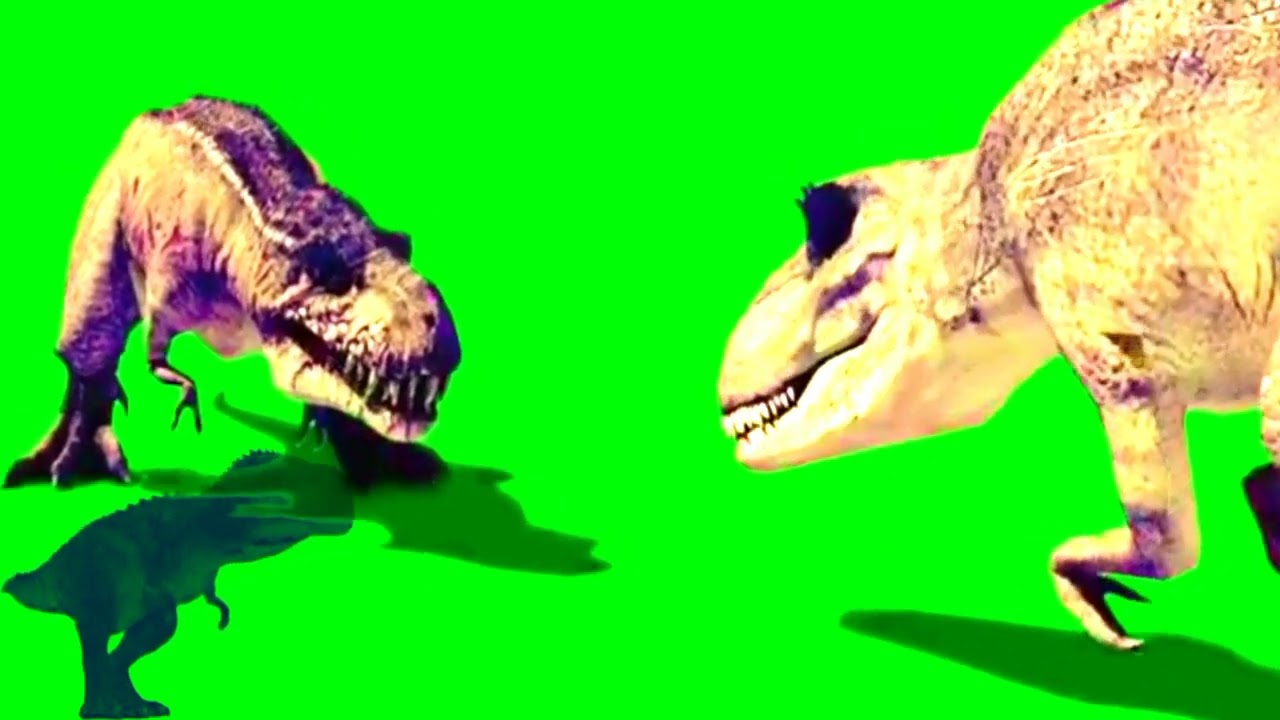 green screen dinosaur vs dinosaur fight part 57//Jurassic world effect videos