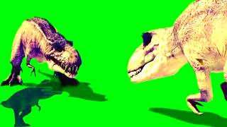 Green Screen Dinosaur Vs Dinosaur Fight Part 57Juric World Effect Videos
