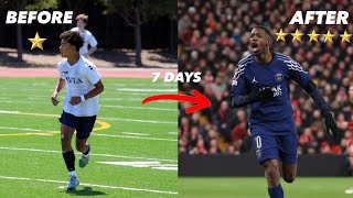 I TRAINED MY WEAK FOOT FOR 7 DAYS!