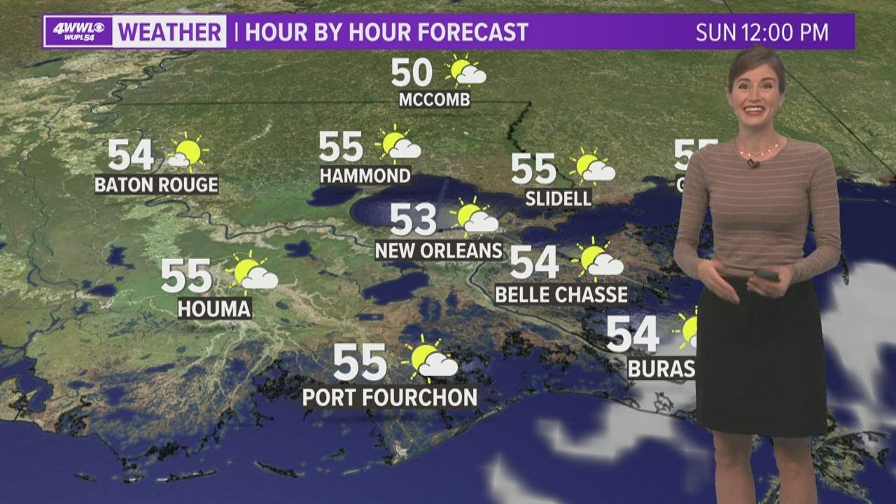 Chilly with clouds Saturday night, then some sun returns Sunday - YouTube