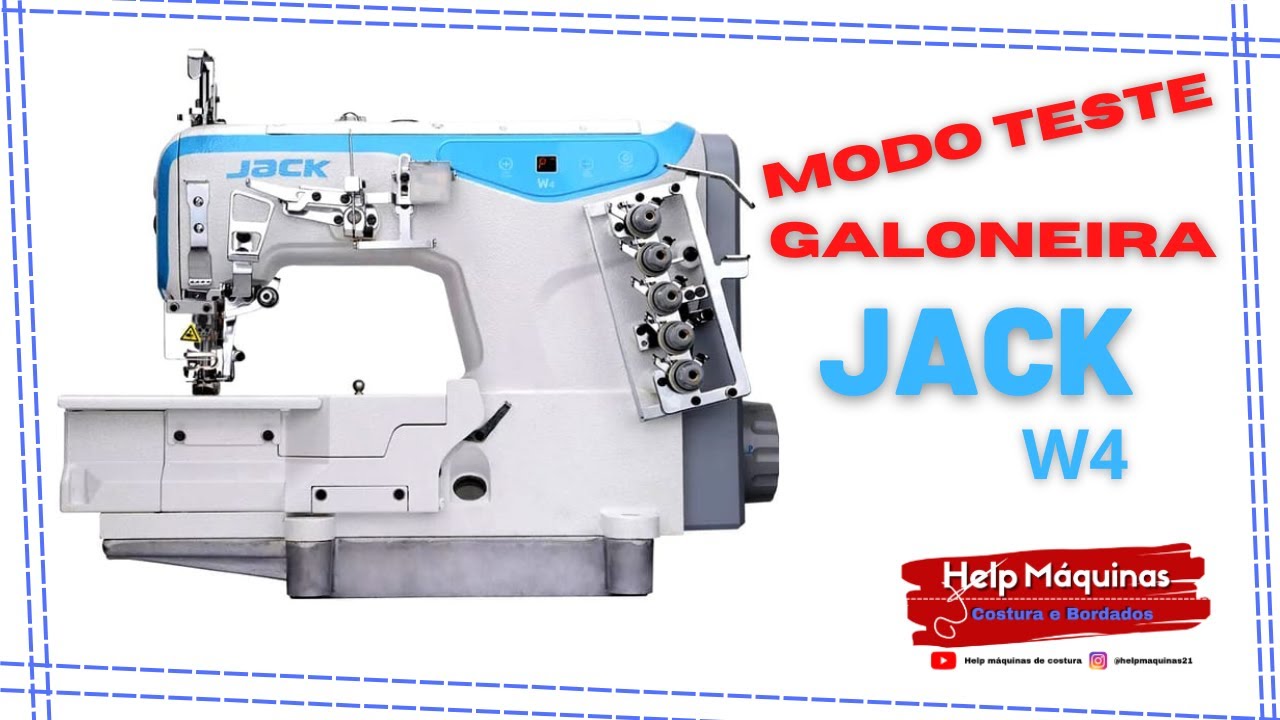 Galoneira JACK W4 (Modo teste automático) YouTube