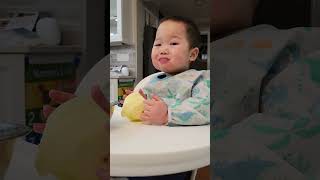 A man and his apple