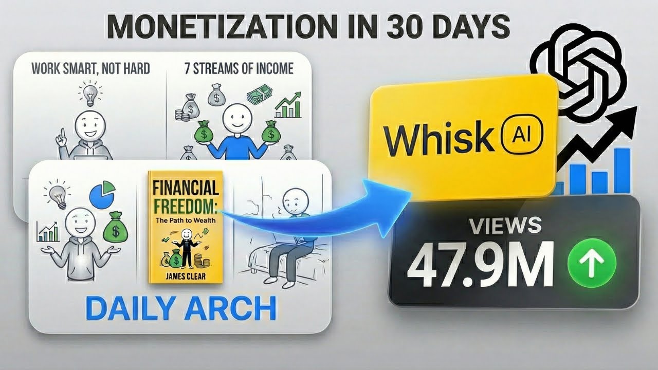 How I Made VIRAL AI Inspirational Finance Videos Using FREE AI Tools