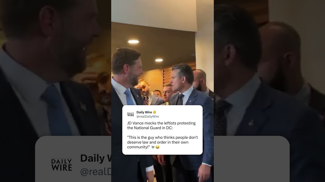 JD Vance 1, Protesters 0