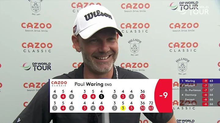 Paul Waring Day 1 Quotes Thursday 2022 Cazzo Class...