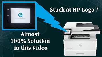 Printer Stuck at HP Logo Solution.