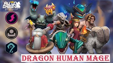 Perfect Synergy DRAGON MAGE HUMAN Full Slot From LEVEL 10 To 12 - Auto Chess Mobile
