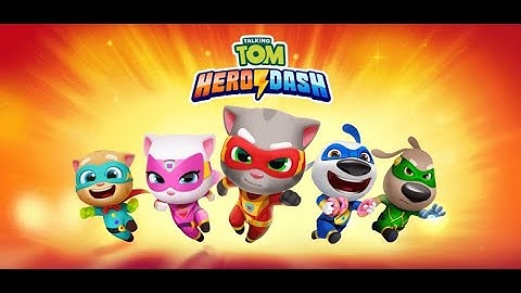 Talking Tom Hero Dash Walkthrough Gameplay Part 18 - Super Tom (iOS, Android) CNR TKG