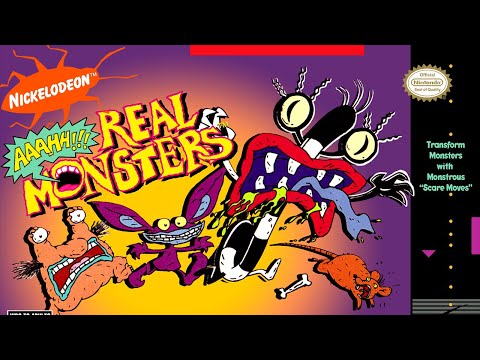 Aaahh!!! Real Monsters - SNES Playthrough (Ultra HD, No Deaths) - NVSGamer