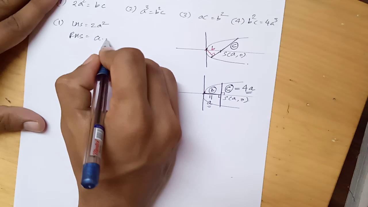 Lalit Sir jeem conics parabola Focal Chord Sum length Of Focal Chord Of 