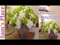 Easy Carnations Arrangement with greenery from garden | Home  Decorations