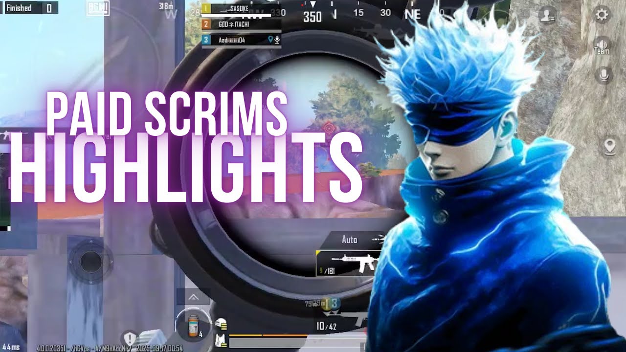 Paid Scrims Highlights | One PLayZ | IQOO NEO 9 PRO