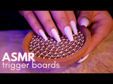 ASMR  Trigger Boards (No Talking) Tapping & Scratching