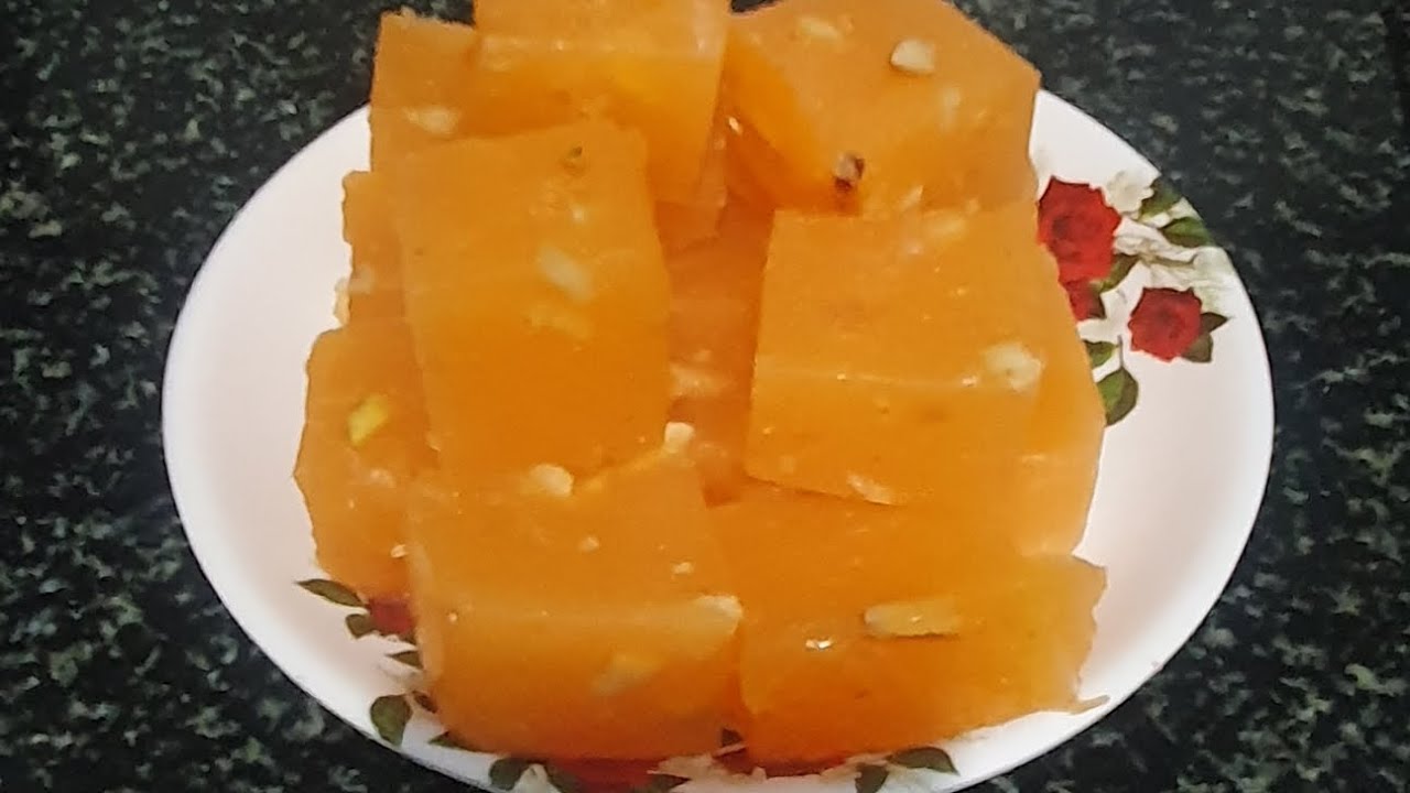 Bombay Karanchi Halwa Recipe In kannada ಬೊಂಬೈ ಕಾರಂಜಿ ಹಲ್ವಾ ಮಾಡುವ