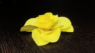 How to make flowers with paper |  DIY paper flowers | flower making from paper  | Felacia