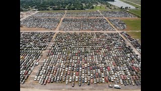 Compilation of images and video from royal purple raceway in baytown,
tx a lot near columbus, tx. insurance companies were having
flood-damaged cars towe...
