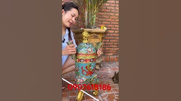 Đỉnh đồng pháp lam siêu đẹp #đồđồngcổ #đồnghồxưa#đồxưacũ #đồđồngxưa #đồcổxưa #đồđồngcổ #đôxưa I #đồc