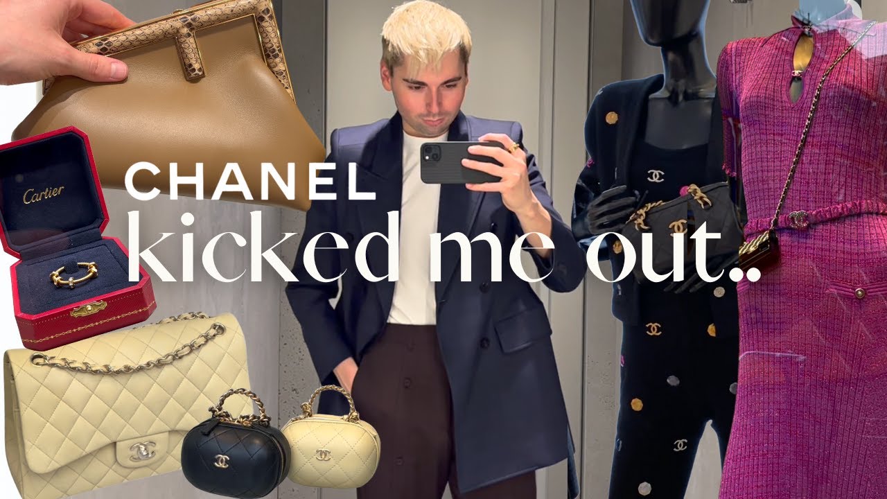 KICKED OUT OF CHANEL for this vlog.. Luxury Shopping Vlog 2022